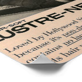 1957 Haarspray Ad Poster (Ecke)