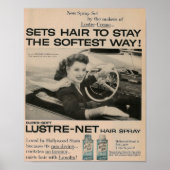 1957 Haarspray Ad Poster (Vorne)