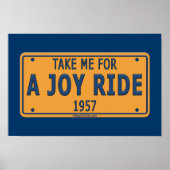 1957 Joy Ride Car Poster (Vorne)