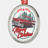 1957 Keramik Ornament der klassischen Autofahrer (Links)