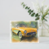 1957 Korvette Postkarte (Stehend Vorderseite)