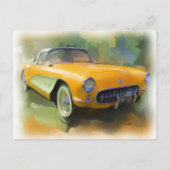 1957 Korvette Postkarte (Vorderseite)