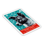1957 Laika der Weltraumhund Magnet (Rechte Seite)