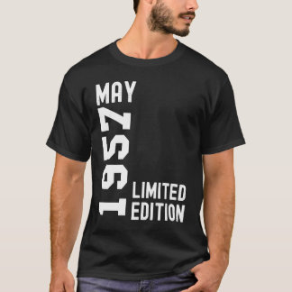1957 Mai Glückwunsch zum Geburtstag Party T-Shirt