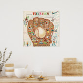 1957 Milwaukee Wisconsin Souvenir Poster (Küche)