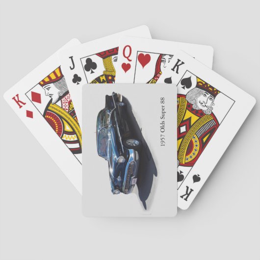 1957 Olds 88 Spielkarten (Rückseite)