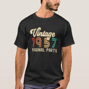 1957 Originalteile 65. Geburtstag 65 Jahre Vintag T-Shirt