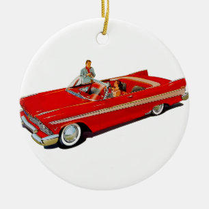 1957 Plymouth Belvedere Convertible Coupe Keramikornament