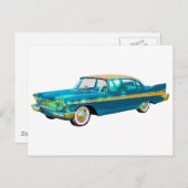 1957 Plymouth Belvedere Postkarte (Vorne/Hinten)