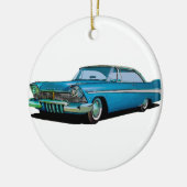 1957 Plymouth Belvedere Sport Coupe Keramikornament (Links)