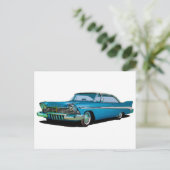 1957 Plymouth Belvedere Sport Coupe Postkarte (Stehend Vorderseite)