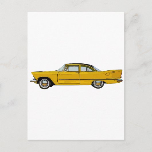 1957 Plymouth Plaza Postkarte (Vorderseite)