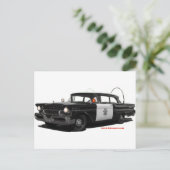 1957-Quecksilber-Monterey-Autobahn-Patrouillenfahr Postkarte (Stehend Vorderseite)