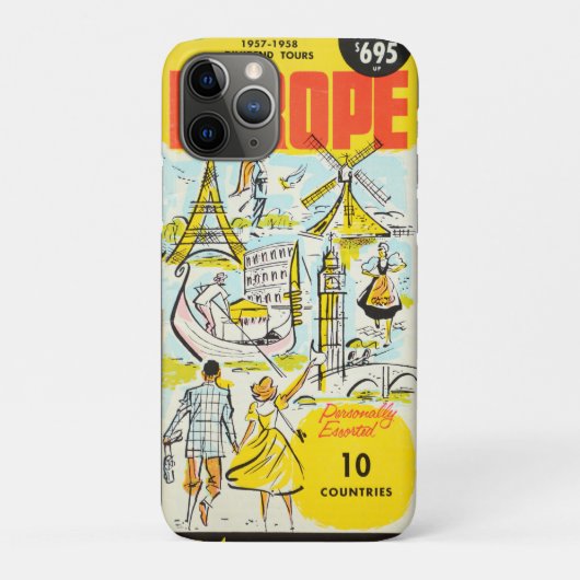 1957 REISEBÜRO IN EUROPA Case-Mate iPhone HÜLLE (Rückseite)