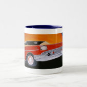 1957 rote Chevy Kaffeetasse (Mittel)