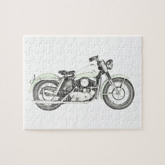 1957 Sportster Motorrad Puzzle (Horizontal)