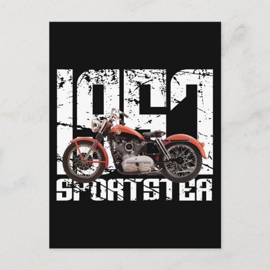 1957 Sportster Postkarte (Vorderseite)