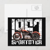 1957 Sportster Postkarte (Vorne/Hinten)