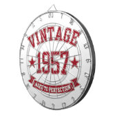1957 Vintag bis perfekt Dartscheibe (Vorderseite rechts)