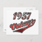 1957 Vintag Postkarte (Vorne/Hinten)