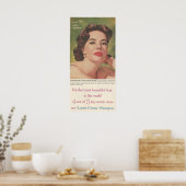 1958 Ad Luster-Creme Poster (Küche)