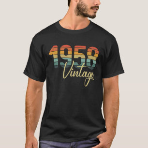 1958 Alle Originalteile B Tag Vintag Retro Sonnenu T-Shirt