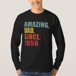 1958 Amazing Dad Since 1958 T-Shirt
