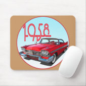 1958 Belvedere Sport Coupe Mousepad (Mit Mouse)