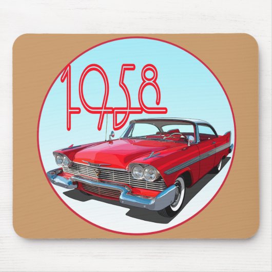 1958 Belvedere Sport Coupe Mousepad (Vorne)