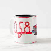 1958 Belvedere Sport Coupe Zweifarbige Tasse (Vorderseite Links)