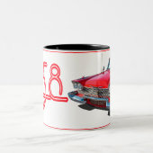 1958 Belvedere Sport Coupe Zweifarbige Tasse (Mittel)