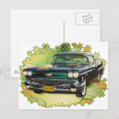 1958 CADILLAC #2 POSTKARTE (Vorne/Hinten)
