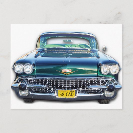 1958 CADILLAC POSTKARTE (Vorderseite)