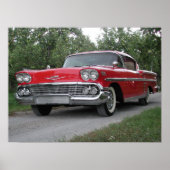 1958 Chevrolet Impala Poster (Vorne)