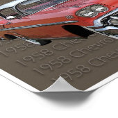1958 Chevrolet Poster (Ecke)