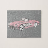 1958 Chevy Corvette Puzzle (Horizontal)