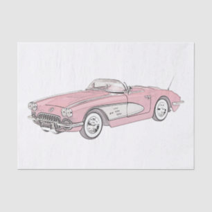 1958 Chevy Corvette Seidenpapier