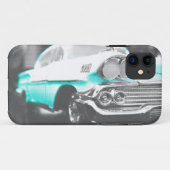 1958 chevy impala hellblau Klassiker Auto Case-Mate iPhone Hülle (Rückseite (Horizontal))