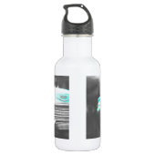 1958 chevy impala hellblau Klassiker Auto Edelstahlflasche (Rückseite)