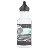 1958 chevy impala hellblau Klassiker Auto Edelstahlflasche (Rechts)