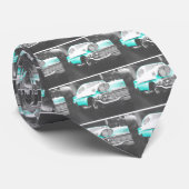 1958 chevy impala hellblau Klassiker Auto Krawatte (Gerollt)