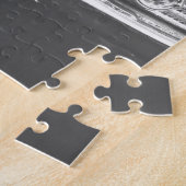 1958 chevy impala hellblau Klassiker Auto Puzzle (Seite)