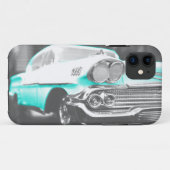 1958 Chevy Impala hellblauer Oldtimer Case-Mate iPhone Hülle (Rückseite (Horizontal))