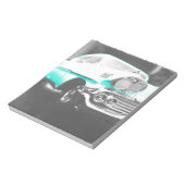 1958 Chevy Impala hellblauer Oldtimer Notizblock (Rotiert)