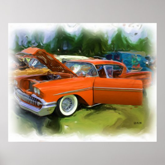 1958 Chevy Impala Poster (Vorne)