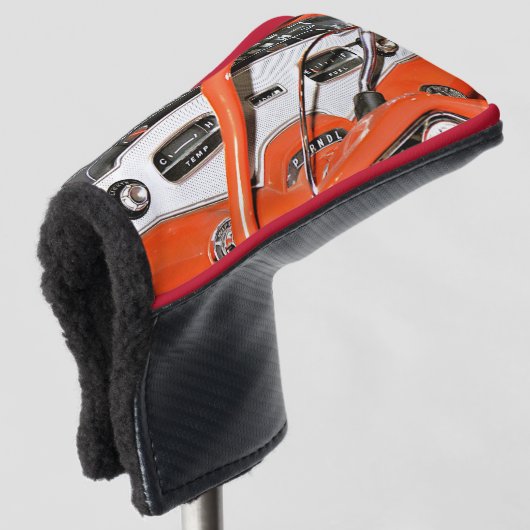 1958 Classic Car Dashboard Golf Headcover (3/4 Vorderseite)