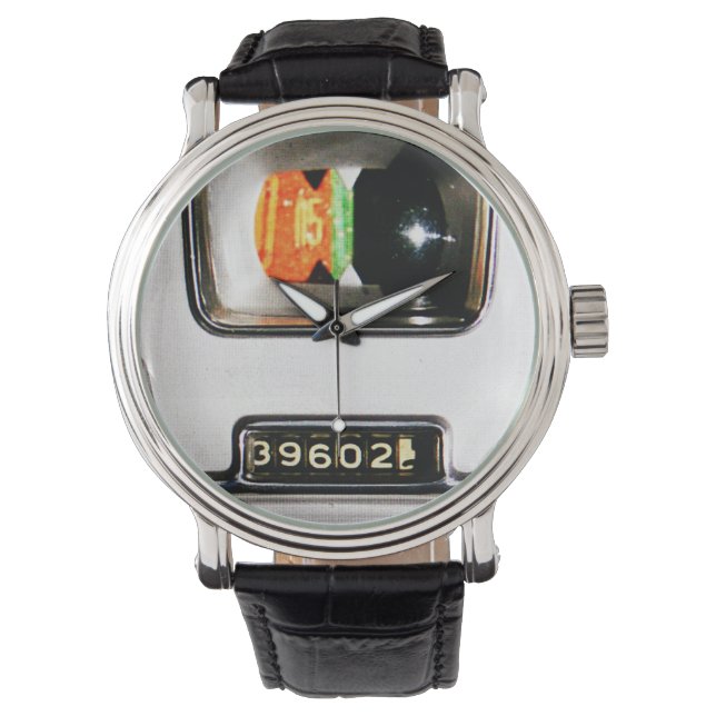 1958 Classic Car Speedometer Armbanduhr (Vorderseite)