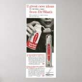 1958 Dr. West Zahnpasta Poster (Vorne)