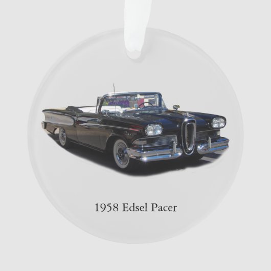 1958 Edsel Pacer Acrylschmuck Ornament (Vorderseite)