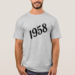 1958 Frohes 60. Geburtstag T-Shirt
